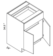 IceCream01 Base Cabinet B24  