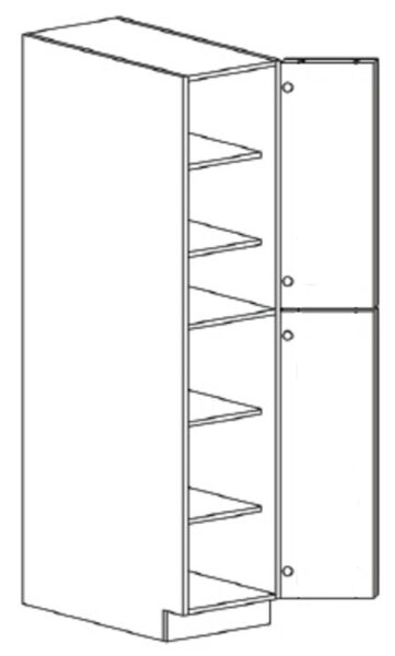 MediumOak Wall Pantry  Wp1884  