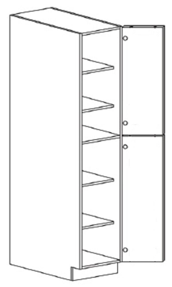 MediumOak Wall Pantry  Wp1584  