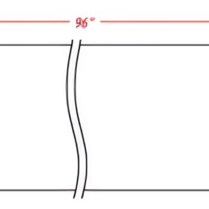 GlossWhite Toe Kick - 96"W X 4 1/2"H X 1/2"D  