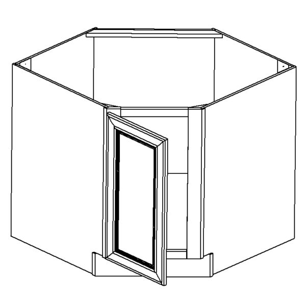 Perla Diagonal Corner Base 36"  